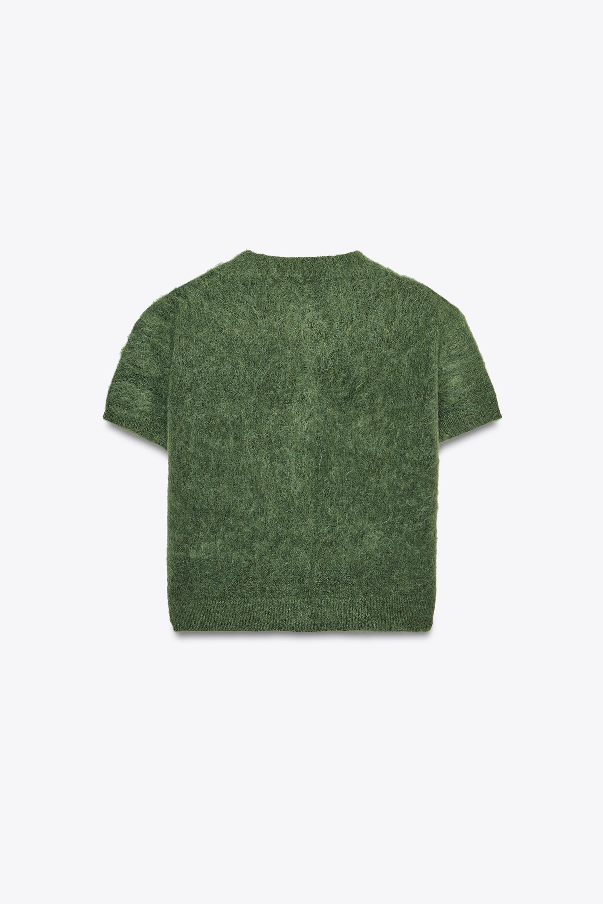 GILET EN MAILLE MANCHES COURTES